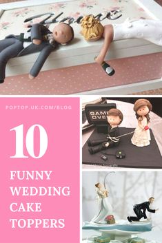 10 funny wedding cake toppers