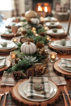 fall tablescapes, thanksgiving tablescapes, fall table centerpieces, fall table decor, fall tablescape ideas, fall dinner, thanksgiving aesthetic, fall table settings, thanksgiving table settings, fall entry table decor, fall centerpieces for table, fall table decorations centerpieces Fall Event Decor Ideas, Thanksgiving Table Setup Ideas, Rustic Fall Table Decor, Autumn Dinner Table, Autumn Table Settings, Table Setup Ideas, Fall Table Setting Ideas, October Dinner, Thanksgiving Table Setup