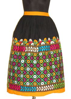 "Item Description This Indian Gujarati Gypsy Tribal kutch Embroidery Banjara Skirt has intricate & heavy hand embroidery. Exclusively handcrafted in its country of origin, India,Gujarat by the people of rural India. RABARI HAND EMBROIDERED SKIRT(CHANIYA) has both sided (front & back) embroidery work. Vintage condition - Original sketch or print mark will show in some places. Some of the material on the have frayed or worn. This is an old Skirt and made by 1960's tribal people. Some of the mirror Drees Petan, Folk Style Multicolor Embroidered Skirt, Folk Style Embroidered Multicolor Skirt, Multicolor Skirt With Traditional Patterns, Traditional Multicolor Embroidered Skirt, Bohemian Multicolor Embroidered Skirt, Multicolor Folk Skirt For Spring, Bohemian Multicolor Skirt With Floral Embroidery, Multicolor Bohemian Skirt With Floral Embroidery