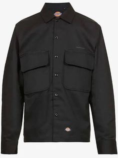 Brand new in factory packaging, Genuine high quality Dickies x Highsnobiety Service brand-embroidered twill overshirt in black (XS) (Exactly as shown) Length 26” Chest 21” (from armpit to armpit) Black Xs, Casual Button Down Shirts, New Black, Casual Shirts, Mens Accessories, Packaging, Mens Outfits, Brand New, Best Deals