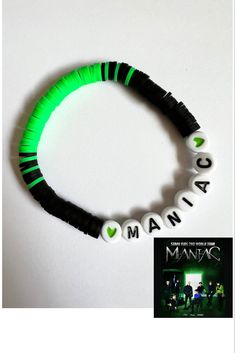 K-pop group Stray Kids beaded bracelet. Stretchy band. Handmade to order. Colors and words can be customized- specify in notes to seller. Kpop Clay Bead Bracelet, Xmas Bracelet Ideas, K Pop Bracelet Ideas, Skz Beads Bracelet, Skz Bracelet Ideas, Skz Bracelets, Stray Kids Beaded Bracelet, Stray Kids Bracelet Ideas, Kpop Bracelet Ideas