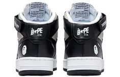 A BATHING APE Bape Sta Mi 1I20-191-010-BLACK (SNKR) Bape Sta, Ape Bape, Bathing Ape, A Bathing Ape, Black And Grey, Sneakers, Grey, Black