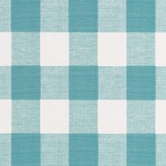 a blue and white checkered table cloth