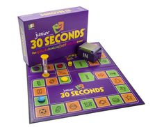 an unopened board game with 30 seconds