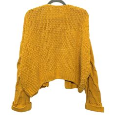 Stay stylish with this sunny yellow M-size sweater from Primark. Soft and cozy, it effortlessly elevates your look. Embrace comfort and confidence with this versatile piece. Upgrade your wardrobe today!Brand: PRIMARKStyle: SWEATERColor: YELLOWSize: MSKU: 293-29380-216 Upgrade Your Wardrobe, Sunny Yellow, Sunnies, Confidence, Wardrobe, Yellow