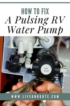 how to fix a pulsing rv water pump