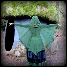 Fantasy Cloak w/ Hood, Renaissance Festival Clothing, Elven Cloak in green or black, fantasy cape, hooded cloak, Woodland Witch, cosplay Gothic Hooded Cape For Costume, Hooded Gothic Cape For Costume, Fantasy Hooded Cosplay Costume, Hooded Fantasy Cosplay Costume, Fantasy Hooded Costume For Cosplay, Fantasy Hooded Costume For Cosplay Events, Hooded Fantasy Costumes For Cosplay Events, Gothic Hooded Cape For Fantasy Events, Gothic Hooded Cape For Larp