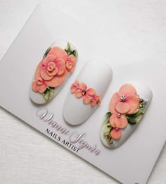 3d Acrylic Nail Art Designs, 5d Nail Art Design, 3d Nail Designs Flowers, 4d Nail Art Design, 3d Nail Art Flowers, 4d Nail Art, 3d Acrylic Nail Art, Easy Nail Designs For Beginners, Nail Designs For Beginners