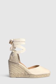 Castaner Carina Espadrille with wedge - Ivory Castaner Carina, Led Store, Simple Shoes, Beauty Boutique, Boutique Sales