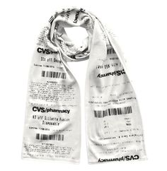 PRICES MAY VARY. Unique Design - Looks exactly like an actual CVS receipt. This fun, novelty scarf will turn heads wherever you go and is a conversation starter in any setting. Great Quality - This scarf is made of super soft fleece. It isn't just fun and stylish, it's also comfortable. Perfect For Anyone - This scarf is unisex, perfect for both women and men, and for adults, teenagers, and children. It is long enough to fully wrap around your neck. It's perfect for anyone who is looking for a f Scarf Looks, White Elephant Party, Fleece Scarf, Silly Things, Fall Scarves, Print Coupons, Novelty Items, White Elephant Gifts, Cozy Fashion