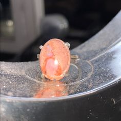 Beautiful Ring! Photos Do Not Do It Justice! Beautiful Pink Coloring. Genuine Mexican Fire Opal. Adjustable Ring Size! Mexican Fire Opal Ring, Pink Coloring, Mexican Fire Opal, Fire Opal Ring, Ring Color, Ring Photos, Opal Ring, Beautiful Ring, Adjustable Ring