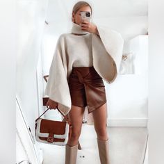 Bnwt Zara Faux Leather Skirt Sz Xs Chic Beige Winter Mini Skirt, Chic Beige Mini Skirt For Winter, Zara Mini Skirt For Fall Day Out, Beige Mini Skirt For Fall Day Out, Chic Brown Zara Skirt, Chic Zara Skirt For Fall, Chic Zara Mini Skirt For Winter, Zara Mini Skirt For Fall, Zara White Fall Skirt