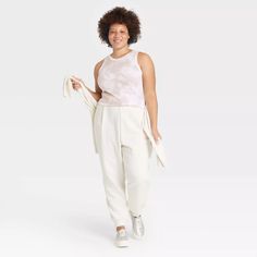 Women's Rib Tank Top - A New Day™ : Target Athleisure Crew Neck Tank Top For Loungewear, Versatile Cotton Tank Top For Loungewear, Spring Athleisure Tank Top For Loungewear, Casual Crew Neck Tank Top For Loungewear, Relaxed Fit Crew Neck Tank Top For Day Out, Chic Crew Neck Tank Top For Loungewear, Spring Relaxed Fit Tank Top For Loungewear, Versatile Tank Top For Spring Loungewear, Spring Athleisure Crew Neck Tank Top