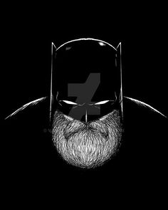 #batman #old #beard Art by Vanjamrgan on DeviantArt Bearded Guys, Beard Wallpaper, Batman Hero, Fictional Heroes, Beard Art, Beard Humor, Grey Beards, Beard Style, Batman Artwork