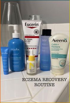 Skincare products I used during an eczema flare. Cleared my skin in about a week. May or may not work for everyone but works for me. Skin Care For Excema, Atopic Skin, Skin Advice, Oil Body Wash, Dry Skin Remedies, Healthy Skin Tips, Skin Remedies, Body Care Routine, Body Exfoliator