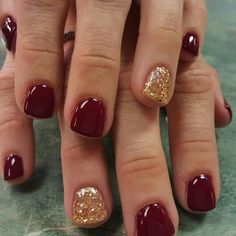 Fall Nail Colors, Autumn Nails, Fabulous Nails, Fancy Nails, Short Acrylic Nails, Nail Polishes, Powder Nails