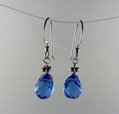 Hypoallergenic Blue Teardrop Earrings As Gift, Blue Hypoallergenic Teardrop Earrings As Gift, Blue Teardrop Pendant Earrings As Gift, Blue Sterling Silver Teardrop Earrings Nickel Free, Blue Sterling Silver Teardrop Earrings For Gift, Nickel Free Blue Teardrop Earrings, Sapphire Teardrop Earrings For Gift, Nickel Free Blue Teardrop Pendant Earrings, Blue Teardrop Drop Earrings