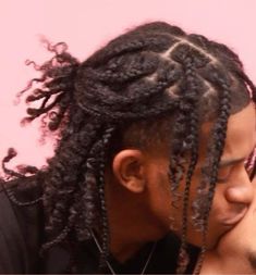 Braids On Men Long Hair, Long Dreads Black Man, Short Box Braids Hairstyles Men, Twists Ponytails Men, Dreads With Bandana Men, Black Hair Twists Men, Masc Natural Hairstyles, Men Boho Braids, Cool Long Hairstyles For Men