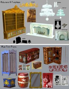 several different types of furniture are shown in this graphic above and below the image is an illustration of various styles of furniture