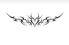 a black and white tattoo design on a white background