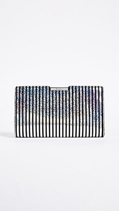 Metallic Stripe Frame Clutch Accessories Design, Designer Clothing, Shoe Accessories, Shoes Accessories