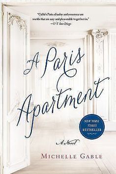 a paris apartment by michele garbie book cover with the title in black and white