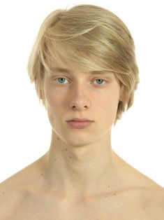 Men Face Reference, Blond Guy, Manx, Hair Reference, Pale Skin