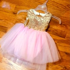 Gold Sequin And Pink Tulle Toddler Girls Pretty Party Dress Size 2t Gorgeous Dress, Pics Don’t Do It Justice!! Brand New With Tags Pretty Party Dresses, Dress Pics, Pretty Party, Pink Tulle, Gold Sequin, Kids' Dresses, Toddler Girls, Gorgeous Dresses, Pink Gold