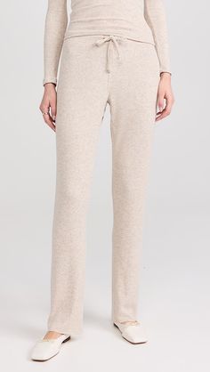 perfectwhitetee Sweater Rib Straight Leg Pants | Shopbop Spring Ribbed Elastane Pants, Elastane Trousers For Loungewear, Spring Ribbed Elastane Bottoms, Elastane Tapered Leg Sweatpants For Loungewear, Straight Leg Elastane Bottoms For Loungewear, Stretch Ribbed Pants For Work, Athleisure Ribbed Bottoms, Stretch Ribbed Bottoms, Ribbed Relaxed Fit Straight Pants