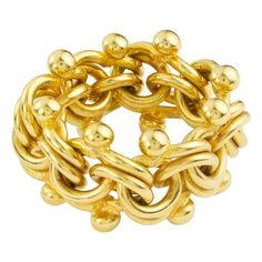 Luxury Brass Jewelry With Gold Chain, Gold Chain Rings For Formal Occasions, Formal Gold Chain Rings, Formal Gold Metal Chain Ring, Yellow Gold Brass Jewelry With Double Chain, Formal Gold Chain Link Ring, Round Yellow Gold Jewelry With Hooks And Links, Gold Chain Link Jewelry With Metal Ring, Yellow Gold Link Chain Ring