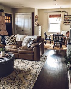 the living room is clean and ready for us to use in its new owner's home