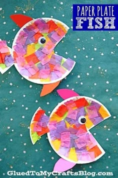 paper plate fish craft for kids to make