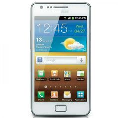 the samsung galaxy s3 is shown in white