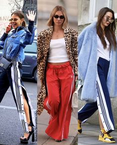 Street Style Sweatpants Outfit, Sporty Outfits Summer Casual, Red Athleisure Outfit, Pink Track Pants Outfit, Red Track Pants Outfit, Summer Errands Outfit, Sport Chic Outfit