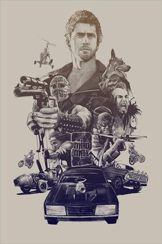 Mad Max Tattoo, Post Apocalyptic Movies, The Road Warriors, Movie Collection, Limited Edition Art Print