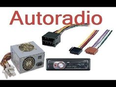 an autoradio car stereo and wiring with the words autoradio above it