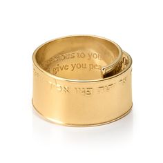 "Adjustable gold prayer bible Christian ring for Women and men, Hebrew jewelry embossed with the \"Priestly Blessing\" prayer, Gorgeous faith Jewelry gift. Unique unisex adjustable Hebrew ring. On the outer side of the ring, embossed in Hebrew biblical writing the \"Priestly Blessing\" prayer. On the inner side engraved the prayer in English. I Also engraved the origin of the blessing from the old testimony, Numbers 6:24. if you are looking for a gift that is not just an adornment but has a spir Adjustable Gold Engraved Spiritual Ring, Gold Adjustable Engraved Spiritual Ring, Gold Spiritual Jewelry With Engraved Text, Personalized Spiritual Gold Engraved Ring, Personalized Engraved Spiritual Gold Ring, Priestly Blessing, Christian Ring, Unique Gold Rings, Gold Ring For Women