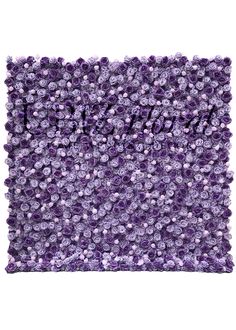 a close up of a purple rug on a white background