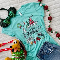 Disney Christmas Party T-Shirt Disney Shirt Very Merry Christmas Magic Kingdom Party Unisex T-Shirt Disney Christmas Vacation, Disney Christmas Party, Disney Christmas Outfits, Magic Kingdom Christmas, Christmas Party Planning, Disney Family Vacation Shirts, Disney Christmas Shirts, Matching Disney Shirts, Very Merry Christmas Party