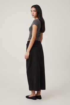 Ryder Utility Maxi SkirtCotton On Women - Ryder Utility Maxi Skirt - BlackCotton On | Women | ClothingCotton On | Women | ClothingCotton On | Women | Clothing Versatile Cotton Lined Skirt Bottoms, Versatile Cotton Lined Skirt, Black Cargo Skirt For Spring, Black Relaxed Fit Midi Skirt, Casual Black Cargo Skirt For Spring, Black Lined Relaxed Skirt Bottoms, Fitted Black Casual Maxi Skirt, Summer Black Cotton Maxi Skirt, Black Cotton Maxi Skirt For Summer