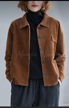 Classic Wardrobe Outfits, Clothes Words, Jacket Outfit Women, Creative Clothes, Wardrobe Outfits, Lovely Clothes, Brown Jacket, Fashion Over 50