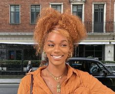 Honey Natural Hair, Curly Hairstyles For Black Women Type 4, Diy Hair Clip Ins, Type 4 Dyed Hair, Afro Hairstyles Color, Ginger Type 4 Hair, Dyed Hair On Black Women, Type 4 Curly Hairstyles