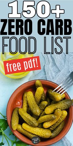 150+ No Carb Food List (Printable PDF) - Whole Lotta Yum What Are Complex Carbs, Insulin Resistant Meals, A1c Diet Plan, Atkins Phase 1 Food List, Inflammatory Foods List, Pantry Planning, Insulin Resistance Diet Plan