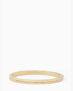 Ring It Up Pave Bangle | Kate Spade Outlet Bracelets To Make, Pave Bangle, Kate Spade Outlet, Bangle Ring, Cubic Zirconia, Kate Spade, Outlet, Dust Bag, The First