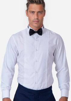 White Tuxedo Shirt - SARTORO Elegant Slim Fit Dress Shirt For Party, Elegant Slim Fit Party Dress Shirt, Elegant Fitted Dress Shirt For Party, Classic Slim Fit Shirt For Party, Elegant White Dress Shirt For Wedding, Formal Fitted Tuxedo Shirt, Fitted Tuxedo Shirt For Formal Occasions, Elegant Slim Fit Shirt For Wedding, Elegant Slim Fit Wedding Shirt