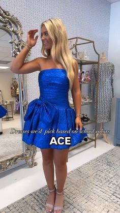 Strapless Royal Blue Ruched Short Homecoming Dress with Bow Blue Strapless Midi Dress With Fitted Bodice, Blue Homecoming Dress With Ruched Bodice, Blue Dresses With Ruched Bodice For Homecoming, Blue Strapless Dress For Homecoming, Blue Strapless Dress With Ruched Bodice For Prom, Blue Ruched Homecoming Dress, Blue Ruched Dress For Homecoming, Blue Ruched Dresses For Prom Season, Blue Strapless Dress With Ruched Bodice For Cocktail