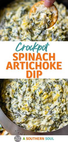 spinach artichoke dip is an easy appetizer that everyone will love