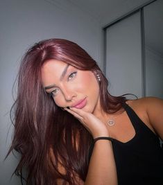 Hair Colours, Color Hair, Hair Colour, Cherry Red, Trendy Hairstyles, Hair Colors, Hair Ideas