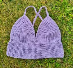 💜  Purple Crochet Crop Top 💜 -Handmade by me with 100% breathable soft cotton yarn (great for warmer months) -This top is a size small, will fit 6/8 -Other sizes are available to order -Do NOT machine wash, hand-wash only with warm water and light detergent. Lay flat to air dry. -Perfect for festivals, holidays and summer -Lace up, corset style back Hand Knitted Cotton Tops For Beach, Summer Crochet Yarn Tops, Crochet Yarn Tops For Summer, Knitted Yarn Tops For Summer, Hand Knitted Fitted Cotton Tops, Fitted Knitted Yarn Tops, Fitted Knitted Cotton Crop Top, Fitted Knitted Tops, Fitted Hand Knitted Cotton Tops