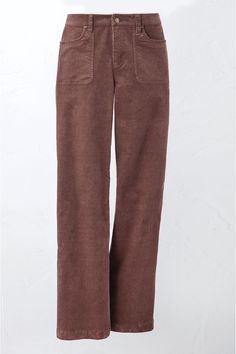 A fresh update to a fall favorite. Our soft-stretch pinwale cords feature a new, comfortable wide-leg silhouette, with front and back patch pockets and back yoke. Fall Corduroy Pants With Patch Pockets, Fall Corduroy Pants With Side Pockets, Corduroy Pants With Side Pockets For Fall, Coldwater Creek, Clothing Patches, Back Patch, Fall Favorites, Cotton Spandex, Patch Pocket